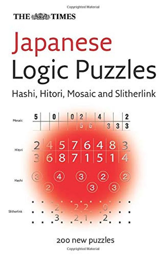Бумажная книга «The Times Japanese Logic Puzzles : Hitori, Hashi, Slitherlink and Mosaic» - фото №1