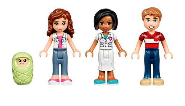  «Конструктор LEGO Friends Клиника Хартлейк-Сити (41318)», бренда LEGO - фото №1