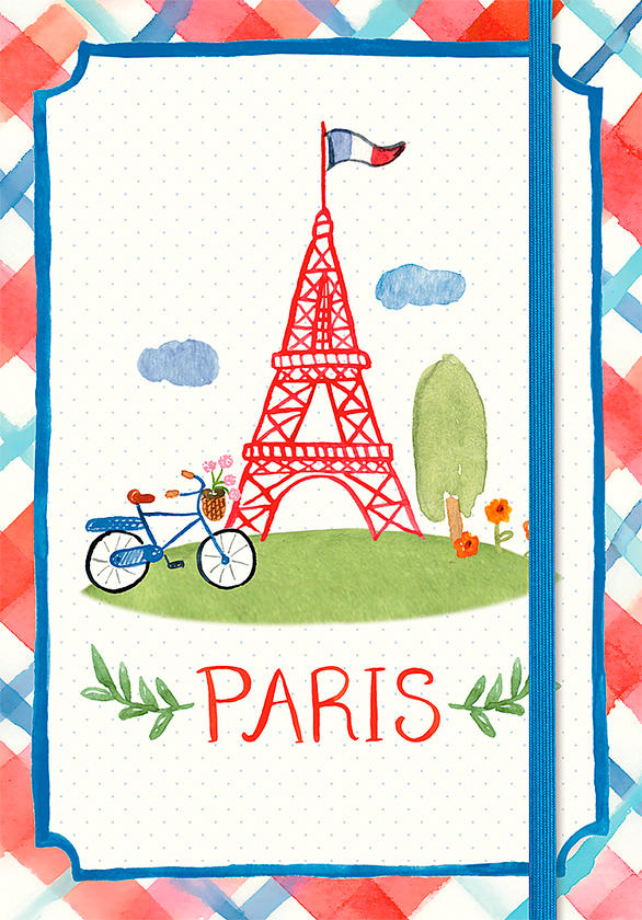 Бумажная книга «Pocket Journal: Paris Watercolor» - фото №1