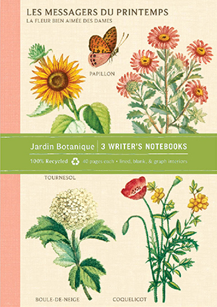Паперова книга «Jardin Botanique Writer's Notebooks. Set Of Three» - фото №1