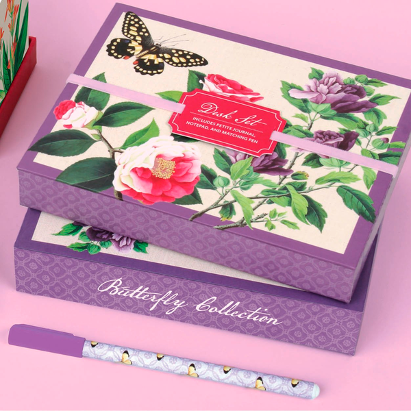 Бумажная книга «Winterthur Butterflies Desk Set» - фото №1