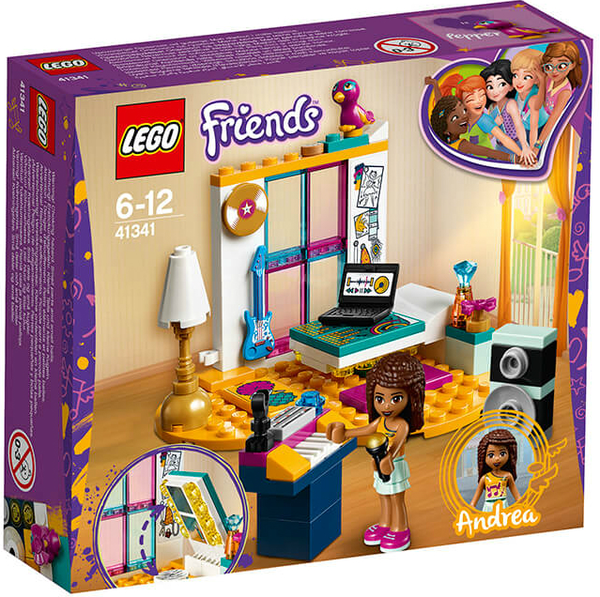  «Конструктор LEGO Friends Комната Андреа 85 деталей (41341)», бренда LEGO - фото №1