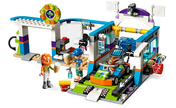  «Конструктор LEGO Friends Автомийка 325 деталей (41350)», бренду LEGO - фото №1