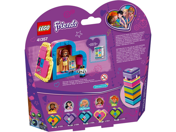  «Конструктор LEGO Friends Скринька-сердечко Олівії 85 деталей (41357)», бренду LEGO - фото №1