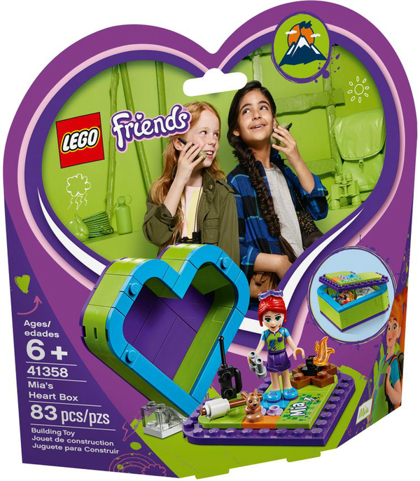  «Конструктор LEGO Friends Скринька-сердечко Мії 83 деталі (41358)», бренду LEGO - фото №1