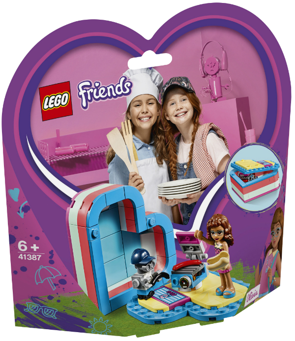  «Конструктор LEGO Friends Літня скринька-сердечко для Олівії 93 деталі (41387)», бренду LEGO - фото №1