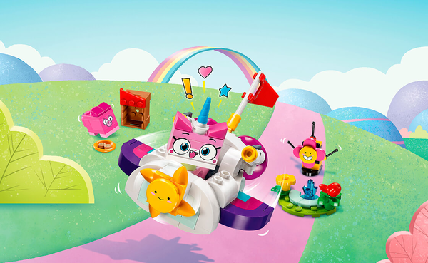  «Конструктор LEGO Unikitty Машина-хмара Юнікітті 126 деталей (41451)», бренду LEGO - фото №1