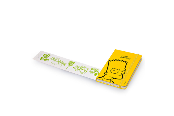  «Карманная записная книжка Moleskine The Simpsons Желтая в линию (LESIMM710#9788867324255)», бренда Moleskine - фото №1
