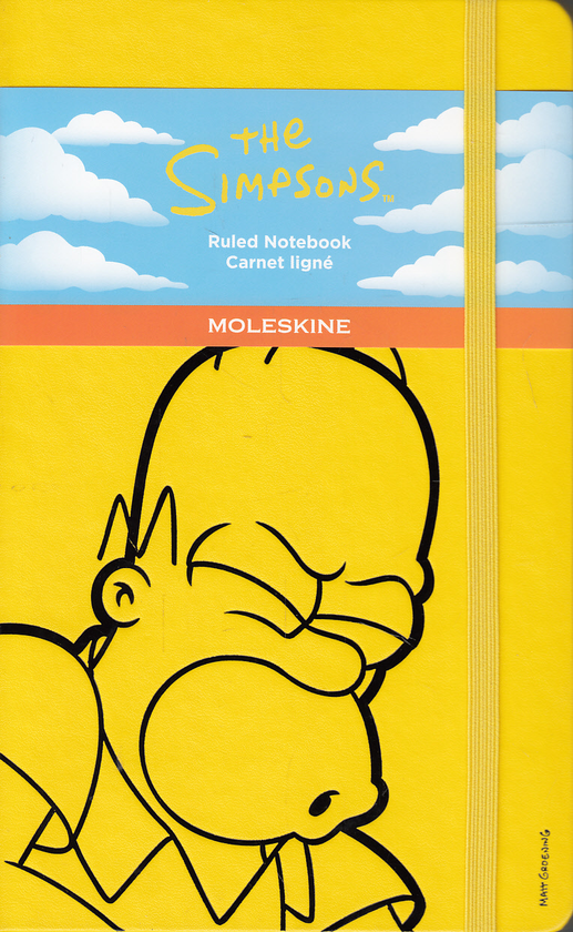  «Записная книжка Moleskine The Simpsons Желтая в линию (LESIQP060#9788867324286#978-88-6732-428-6)», бренда Moleskine - фото №1