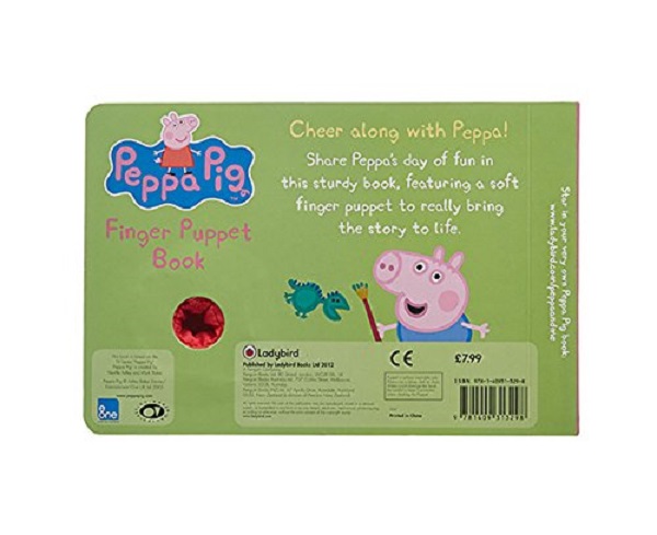 Бумажная книга «Peppa Pig: Hooray! Says Peppa Finger Puppet Book» - фото №1