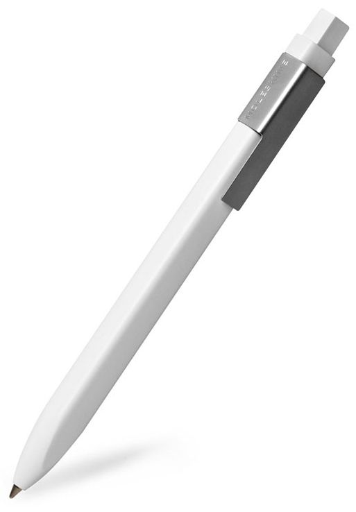  «Шариковая авторучка Moleskine Writing Click Pen Белая 05 мм (EW41BWH05)», бренда Moleskine - фото №1