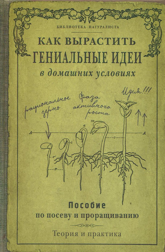«Записная книжка Как вырастить гениальные идеи (Рб-00034)» - фото №1