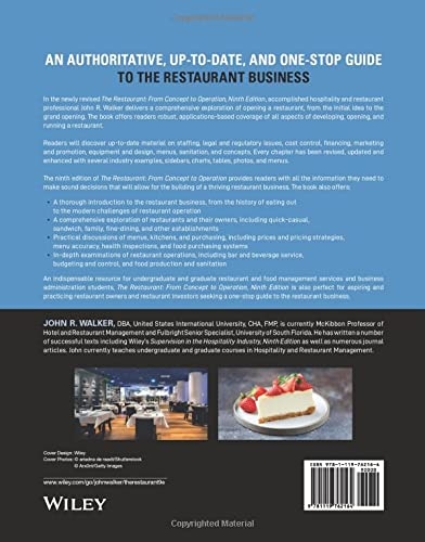 [object Object] «The Restaurant: From Concept to Operation», автор Джон Р. Вокер - фото №2 - мініатюра