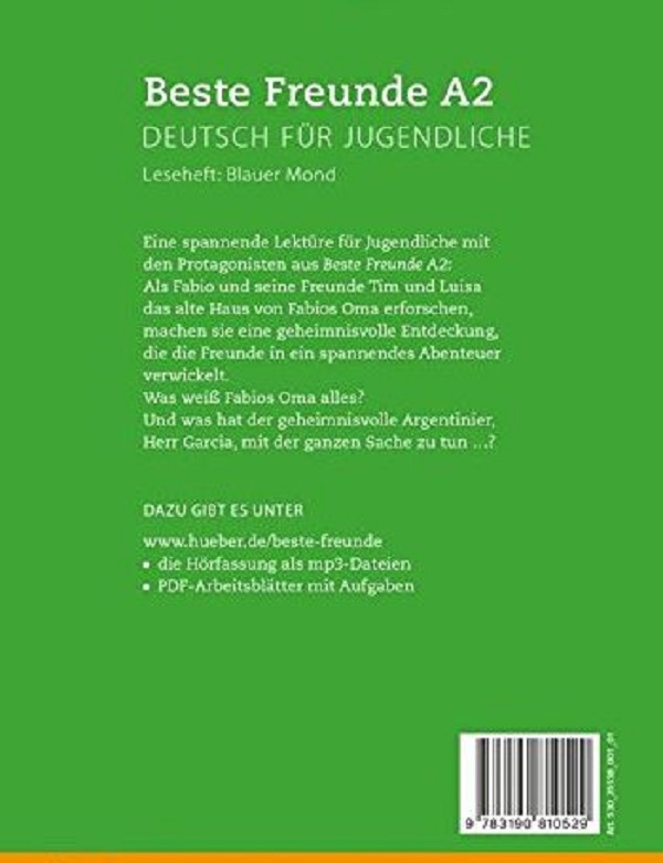 Бумажная книга «Beste Freunde. Leseheft A2. Blauer Mond», автор Аннет Воссвинкель - фото №1