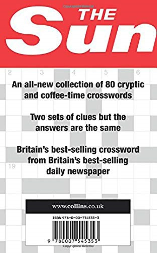 Бумажная книга «The Sun Two-speed Crossword Book 1 : 80 Two-in-One Cryptic and Coffee Time Crosswords», автор The Sun - фото №1
