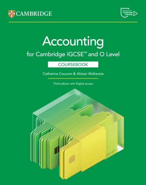 Паперова книга «Cambridge IGCSE™ and O Level Accounting Coursebook with Digital Access (2 Years)», авторів Алістер Маккензі, Кетрін Куком - фото №1
