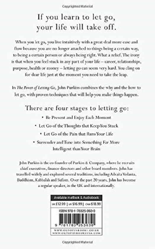 Бумажная книга «The Power of Letting Go. How to drop everything that's holding you back», автор Джон Перкисс - фото №1