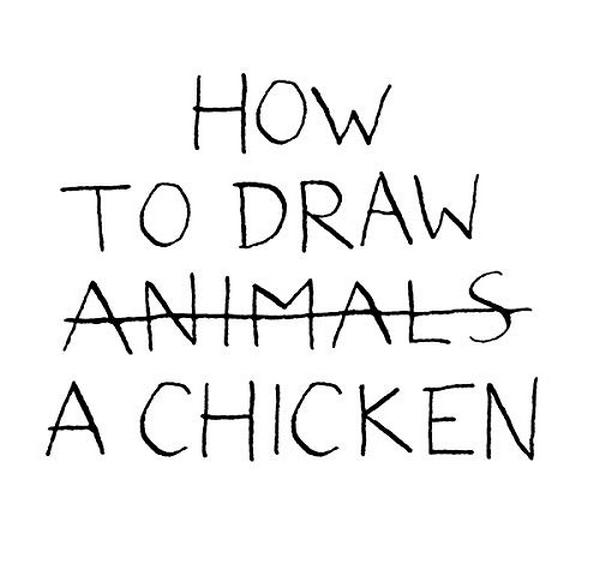 Бумажная книга «How to Draw a Chicken», автор Жан-Винсент Сенак - фото №1