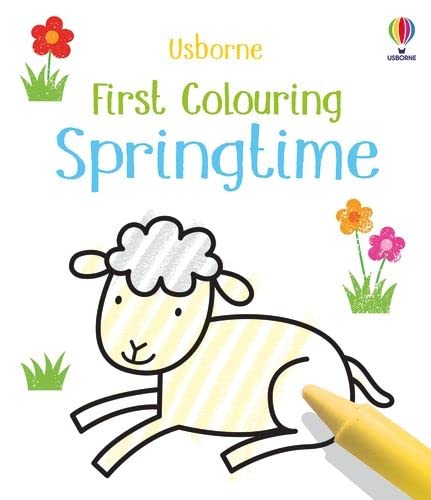 Паперова книга «First Colouring Springtime», автор Метью Олдем - фото №1