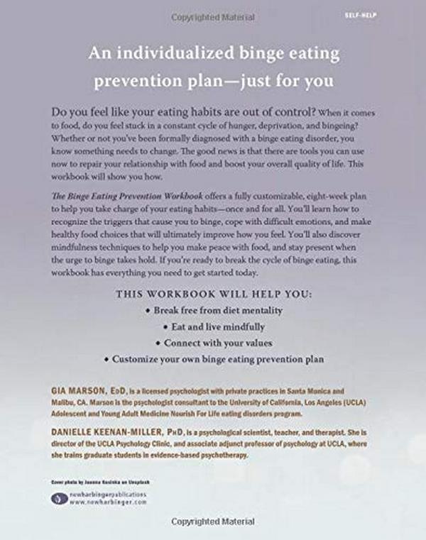 Бумажная книга «The Binge Eating Prevention Workbook», автор Гия Марсон - фото №1