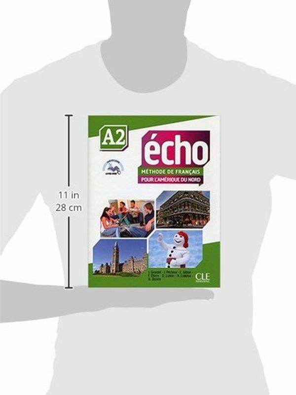 Бумажная книга «Echo pour l'Amérique du Nord - Niveau A2 - Livre de l'élève + DVD Rom + Livre-web - Livre + CD audio» - фото №1