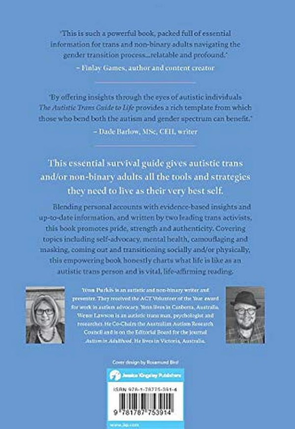 Паперова книга «The Autistic Trans Guide to Adult Life», авторів Венді Лосон, Йєнн Пьоркіс - фото №1