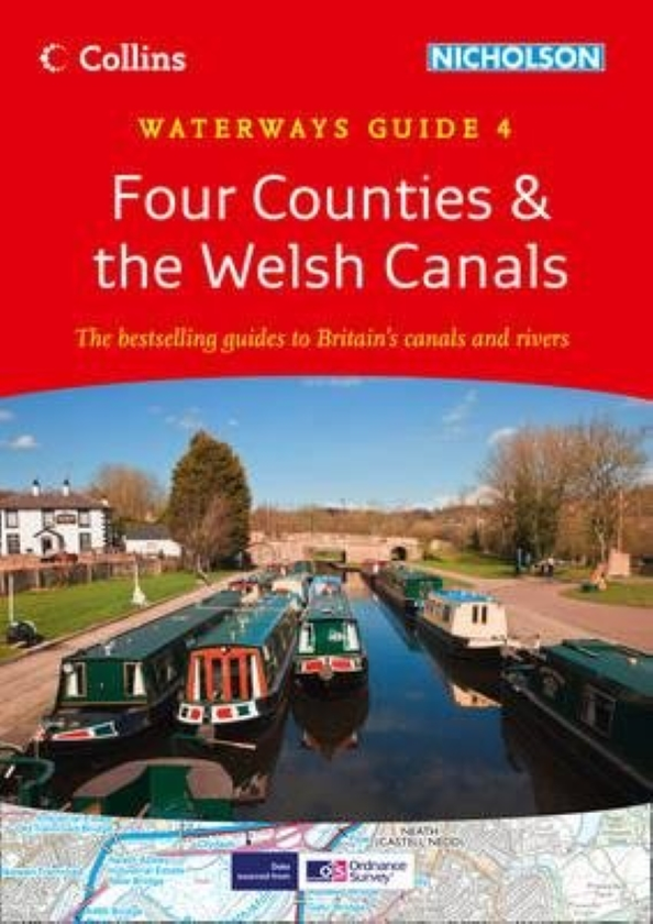Бумажная книга «Four Counties & the Welsh Canals : Waterways Guide 4» - фото №1