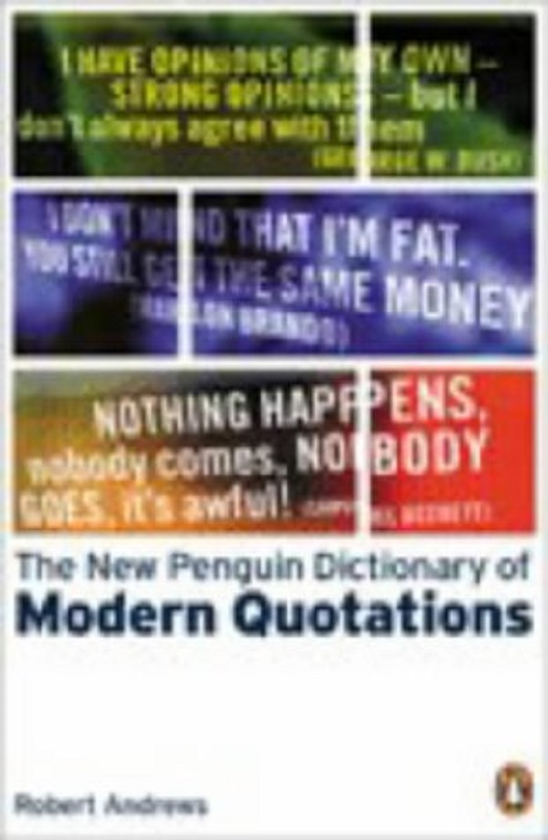 Бумажная книга «The New Penguin Dictionary of Modern Quotations», автор Роберт Эндрюс - фото №1