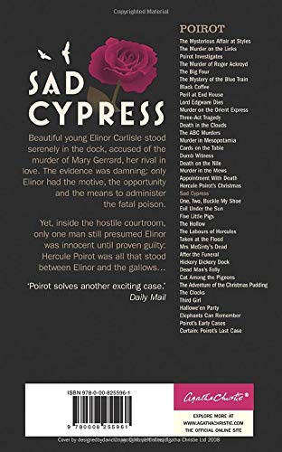 Паперова книга «Sad Cypress», автор Агата Крісті - фото №1