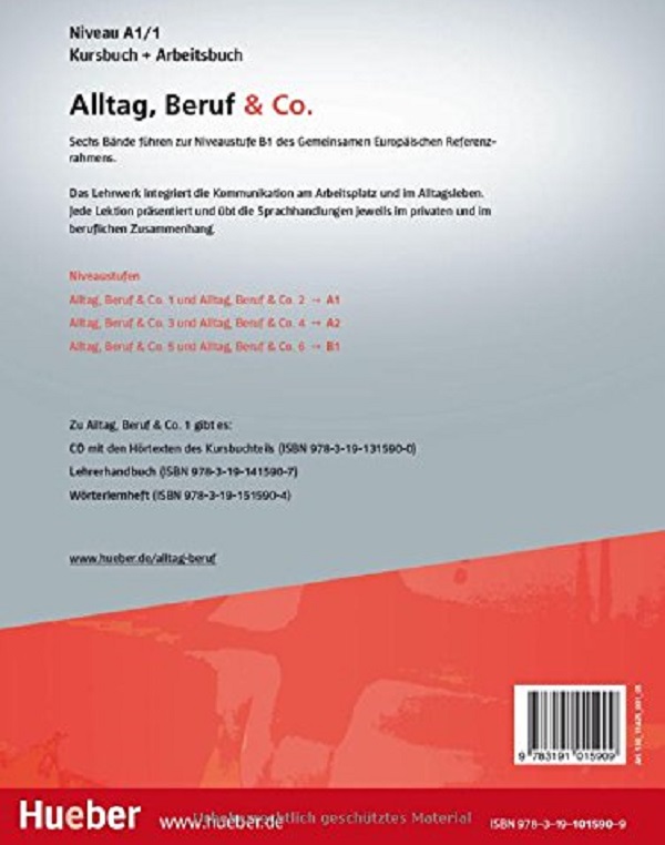 Бумажная книга «Alltag, Beruf & Co. Kurs- Und Arbeitsbuch 1 MIT CD Zum Arbeitsbuch », авторов Джорг Браунерт, Норберт Беккер - фото №1