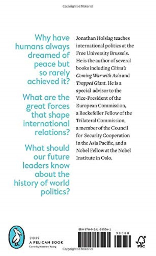 Бумажная книга «A Political History of the World», автор Джонатан Холслаг - фото №1