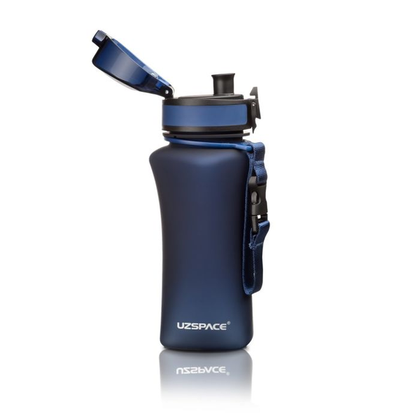  «Бутылка для воды Uzspace 350 мл синяя (6007blue)», бренда Uzspace - фото №1