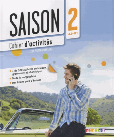 Паперова книга «Saison: Cahier D'activites (A2-В1) + CD» - фото №1