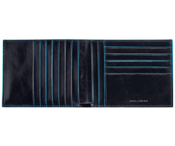  «Портмоне Piquadro Blue Square с отделениями для 12 кредитных карт (PU1241B2_BLU2)», бренда Piquadro - фото №1