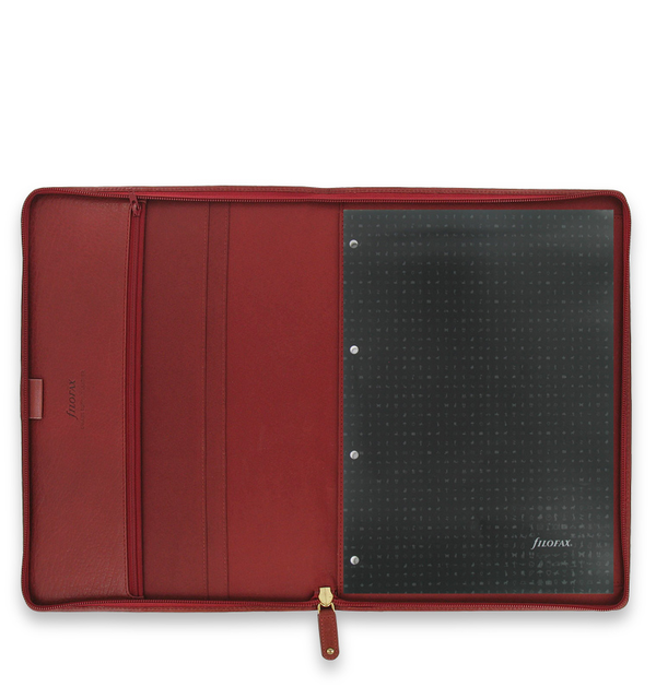 «Папка Filofax Charleston A4 Zipped красная (828194)», бренда Filofax - фото №1