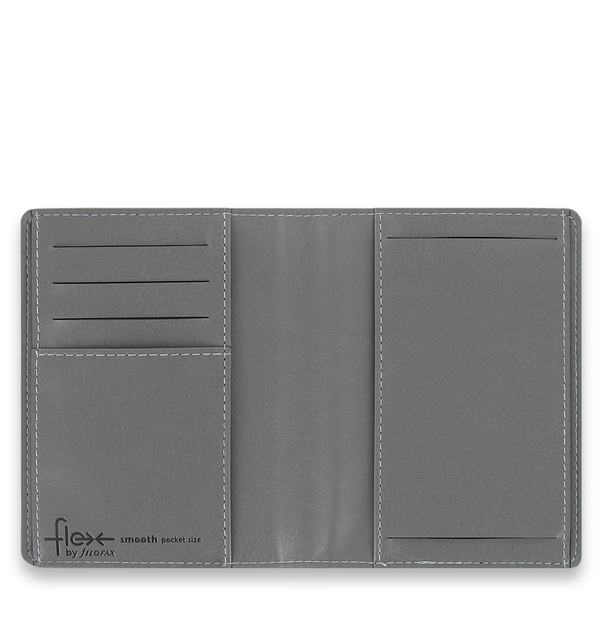  «Органайзер Filofax Flex Smooth Pocket серый (852014)», бренда Filofax - фото №1
