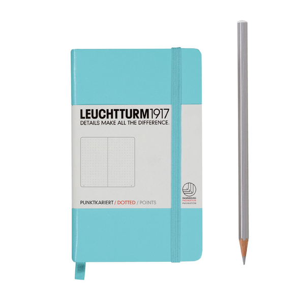  «Карманная записная книжка Leuchtturm1917 точки бирюзовая (334556)», бренда Leuchtturm1917 - фото №1