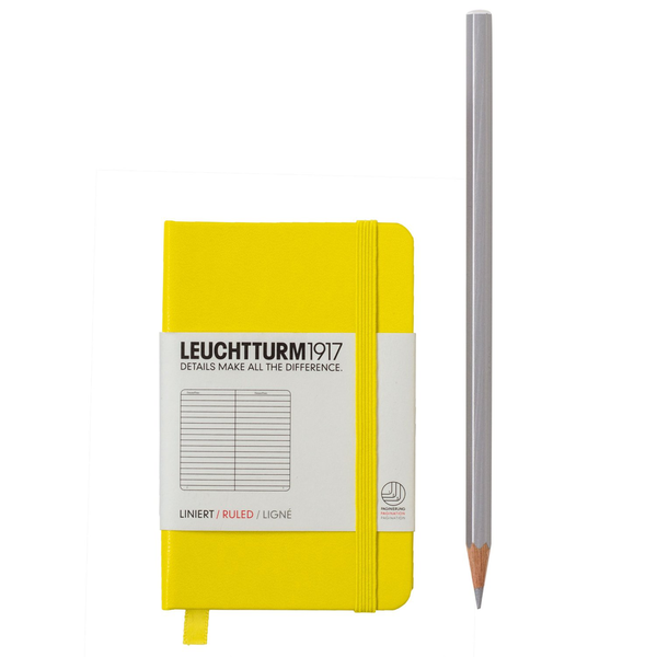  «Записная книжка Leuchtturm1917 Мини линейка желтая (344977)», бренда Leuchtturm1917 - фото №1