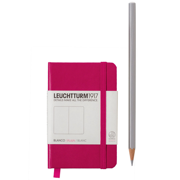  «Записная книжка LEUCHTTURM1917 Мини чистые листы ягодная (344984)», бренда Leuchtturm1917 - фото №1