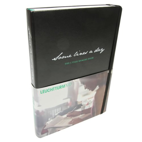 «Записная книжка Leuchtturm1917 Memory Book Some lines a day черная (343552)», бренда Leuchtturm1917 - фото №1