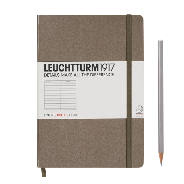  «Нотатник Leuchtturm1917 Medium лінійка темно-сіра (339571)», бренду Leuchtturm1917 - фото №1