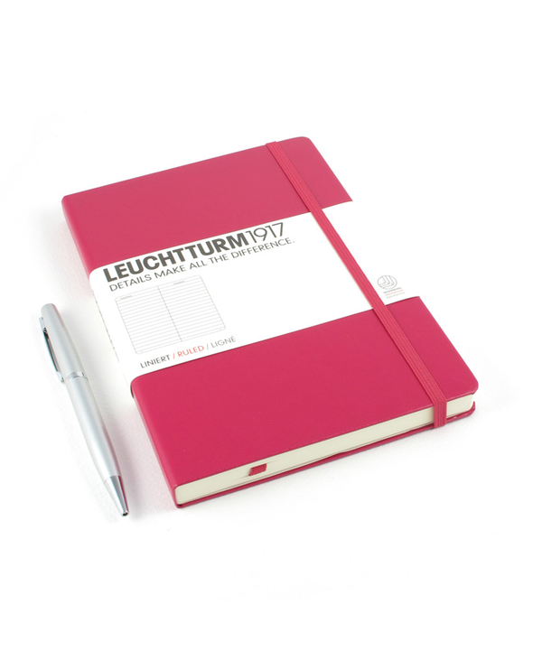  «Записная книжка Leuchtturm1917 Medium линейка ягодная (344807)», бренда Leuchtturm1917 - фото №1
