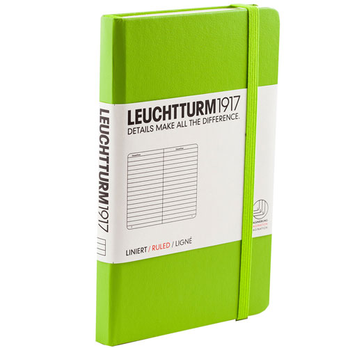  «Нотатник Leuchtturm1917 Medium точки лайм (317567)», бренду Leuchtturm1917 - фото №1