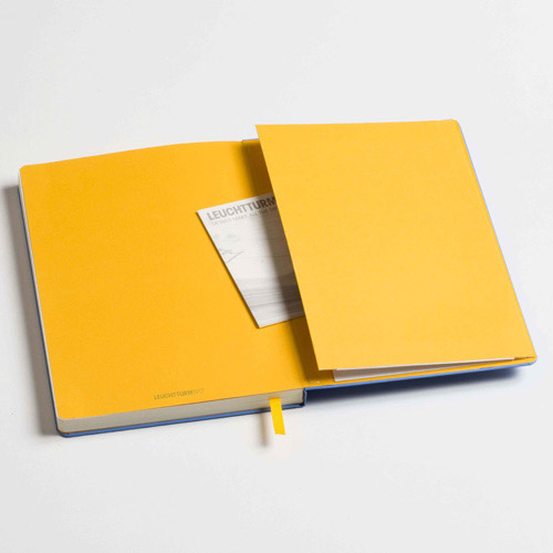  «Записная книжка LEUCHTTURM1917 BiColore чистые листы васильково-желтый (343152)», бренда Leuchtturm1917 - фото №1