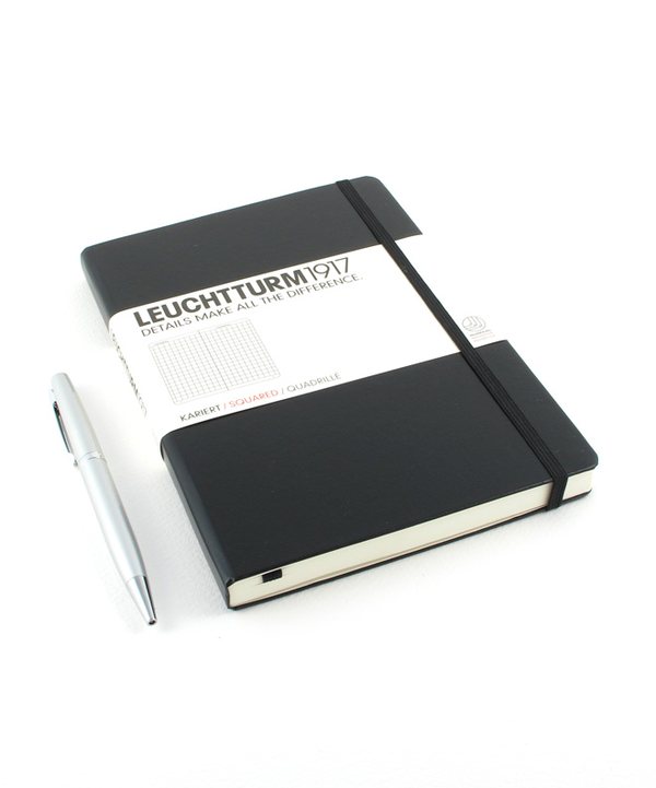  «Записная книжка LEUCHTTURM1917 Medium чистые листы черная (311333)», бренда Leuchtturm1917 - фото №1
