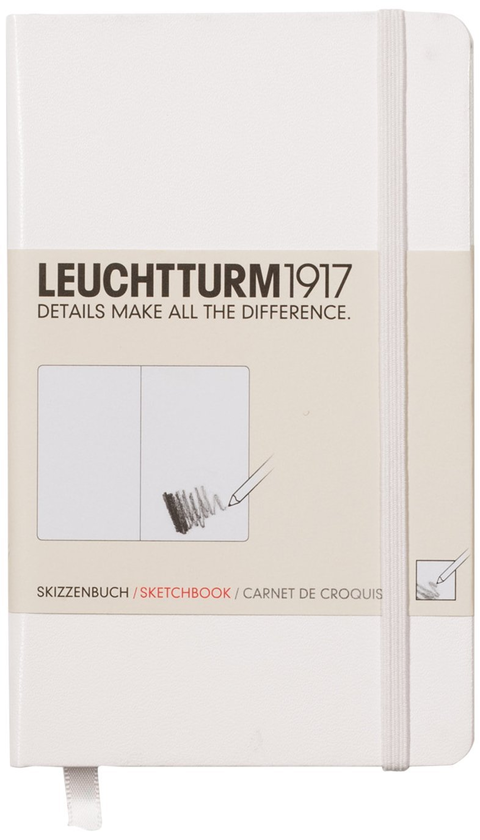  «Скетч-Бук LEUCHTTURM1917 карманный белый (344991)», бренда Leuchtturm1917 - фото №1