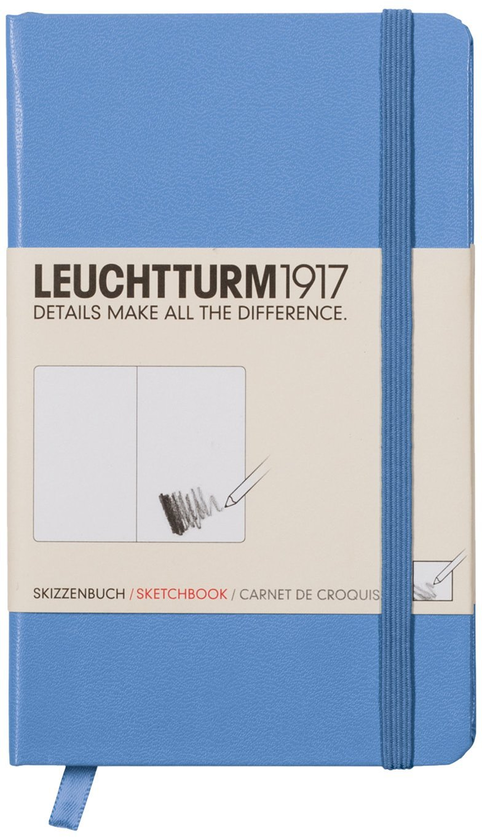  «Скетч-Бук LEUCHTTURM1917 карманный васильковый (344659)», бренда Leuchtturm1917 - фото №1