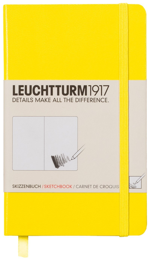  «Скетч-Бук LEUCHTTURM1917 карманный желтый (344989)», бренда Leuchtturm1917 - фото №1