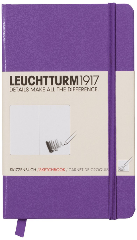  «Скетч-Бук LEUCHTTURM1917 карманный лаванда (344656)», бренда Leuchtturm1917 - фото №1