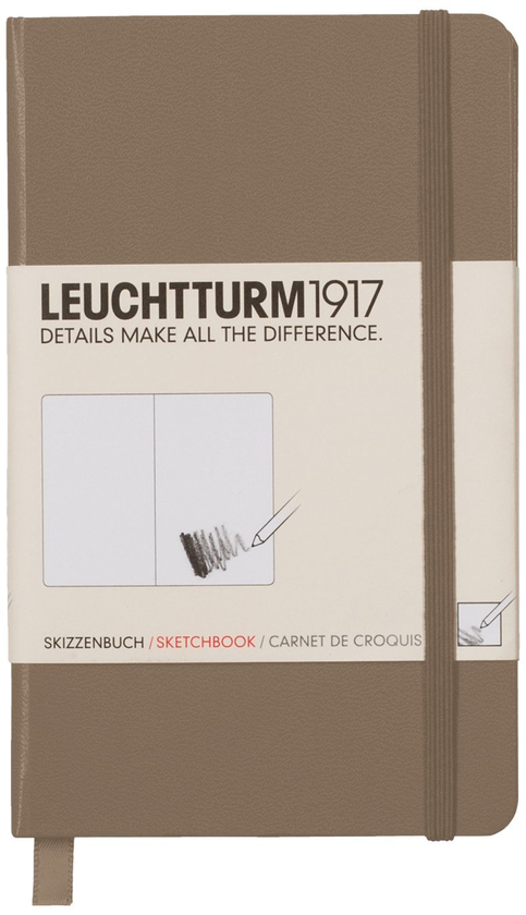  «Скетч-Бук LEUCHTTURM1917 карманный темно-серый (344658)», бренда Leuchtturm1917 - фото №1